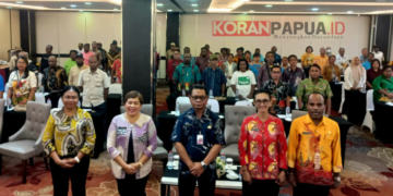 Tingkatkan Derajat Kesehatan, Dinkes Mimika Gandeng Lembaga Adat dan Tokoh Masyarakat