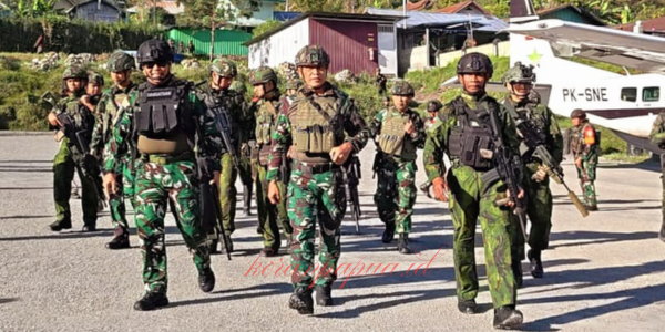 Pastikan Kesiapan Satgas TNI di Medan Pegunungan Papua, Kaskogabwilhan III Terjun ke Beoga