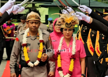 AKBP Alredo Agustinus Rumbiak Resmi Menjabat Kapolres Mimika