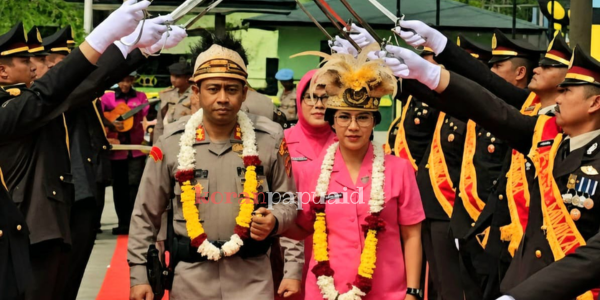AKBP Alredo Agustinus Rumbiak Resmi Menjabat Kapolres Mimika
