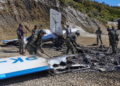 Pembersihan Puing Pesawat AMA Air yang Dibakar OPM Dikawal Ketat Satgas Pasgat