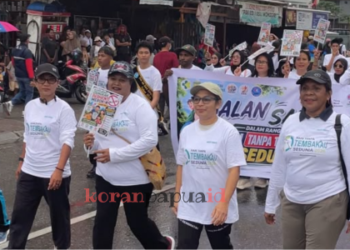 Hari Tanpa Tembakau Sedunia: Ratusan Warga Mimika Meriahkan Jalan Sehat, Dinkes Gencarkan Edukasi Bahaya Rokok