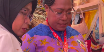Stand Dekranasda Tolikara Jadi Magnet di Ajang HUT Dekranas Nasional ke-46 di Makassar