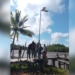 Padat Karya Rp3 Miliar, Distrik Jita Pasang 100 Lampu Jalan di 10 Kampung