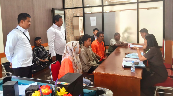 Diduga Kendalikan Jaringan Sabu dari Dalam Lapas, Tiga Warga Binaan Dilimpahkan ke Kejari Mimika