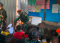 Satgas Pasgat Pamtas RI-PNG-2026 Wujudkan Kepedulian Pendidikan di Puncak Jaya