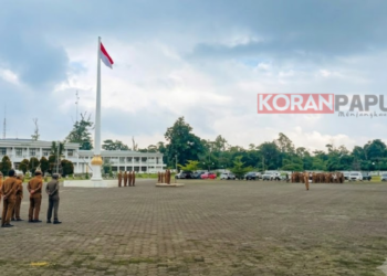 Wabup Mimika Soroti Rendahnya Serapan APBD dan Dana Otsus, Siapkan LKPJ Kepala OPD Tidak Boleh ke Luar Daerah