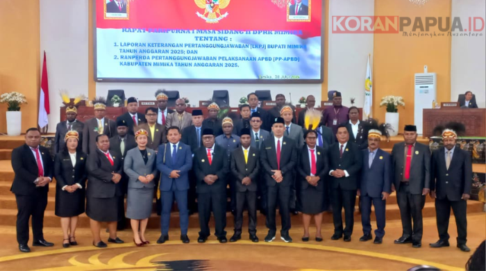 DPRK Mimika Mulai Bahas LKPJ Bupati 2025, Tegaskan Evaluasi untuk Perbaikan Tata Kelola
