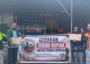Pencari Kerja Lokal Mimika Galang Seribu Rupiah, Sindir Lambannya Perda Perlindungan Tenaga Kerja