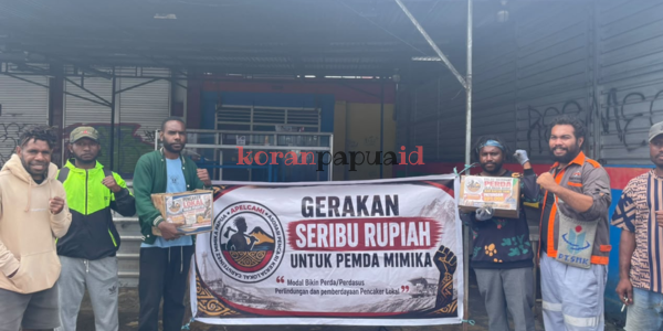 Pencari Kerja Lokal Mimika Galang Seribu Rupiah, Sindir Lambannya Perda Perlindungan Tenaga Kerja