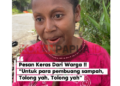 “Jangan Buang Sampah Sembarangan” Pesan Keras Warga Kwamki Baru: Kami yang Menanggung Banjirnya