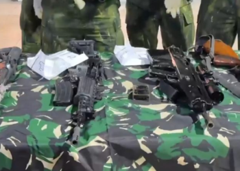 Rencana Kacaukan Upacara HUT ke-81 RI, Tiga Anggota OPM Tewas Diterjang Peluru TNI, Amankan Delapan Senjata Api 
