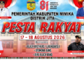 Meriahkan HUT RI ke-81: Pesta Rakyat 17 Agustus di Distrik Jita Makin Meriah, Black Brothers hingga Band Lokal Siap Tampil