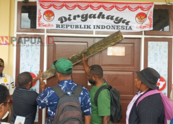 Kontraktor OAP Palang Kantor BPBJ Mimika, Desak Bupati Turun Tangan