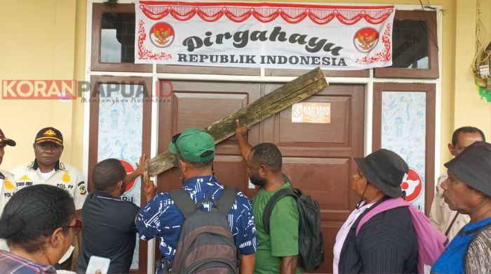 Kontraktor OAP Palang Kantor BPBJ Mimika, Desak Bupati Turun Tangan