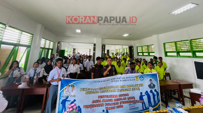 Cegah Bullying di Sekolah, Kejaksaan Mimika Ajak Pelajar Berani Stop Perundungan