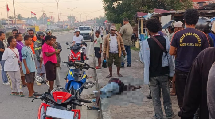 Pria Ditemukan Tewas Bersimbah Darah di Jalan Poros Kuala Kencana SP3