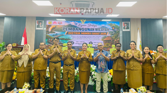 BRIDA Mimika Kaji Strategi Pembangunan Distrik Mimika Barat Jauh Berbasis Potensi Lokal