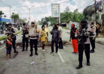 Palang Jalan Cenderawasih SP2-Timika Dibuka, Sengketa Tanah Diserahkan ke Lemasa