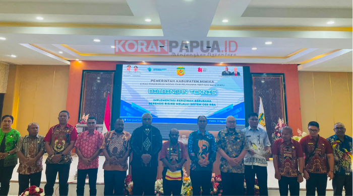 DPMPTSP Mimika Dorong Pelaku Usaha Pahami Perizinan Berbasis Risiko