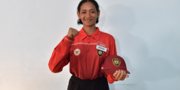 Awalnya Sempat Pesimis: Gladys Manuella Aibekob, Wakili Papua Tengah Kibarkan Merah Putih di Istana Negara 