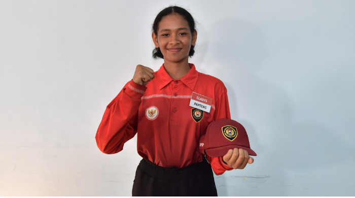 Awalnya Sempat Pesimis: Gladys Manuella Aibekob, Wakili Papua Tengah Kibarkan Merah Putih di Istana Negara 