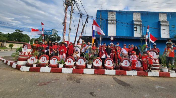 TPS Liar Dirubah Menjadi Jadi Taman Bunga, RT 04 Wanagon Sulap Titik Kumuh Jadi Ruang Cantik 