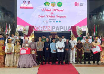 103 Pasangan di Mimika Ikuti Nikah Massal, Pemkab Pastikan Kepastian Hukum Keluarga