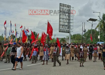 KNPB Mimika Turun ke Jalan, Bawa Isu “Darurat Militer dan Kemanusiaan” hingga Tuntutan Referendum