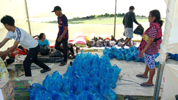 Solidaritas Nabire untuk Korban Gempa Flores, Donasi Dua Hari Rp70,8 Juta