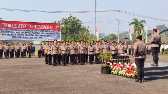26 Pejabat Polres Mimika Dimutasi, Wakapolres hingga Kapolsek Berganti, Ini Daftarnya