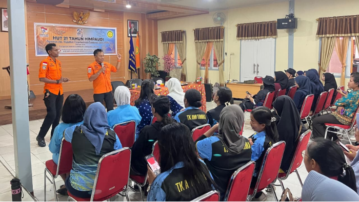 HUT HIMPAUDI ke-21, 100 Guru PAUD di Mimika Dilatih Pertolongan Pertama