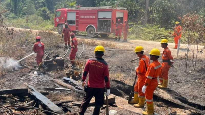 Tim Gabungan Padamkan Karhutla di Tanah Merah Baru, 75 Personel Dikerahkan