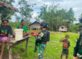 Satgas Pasgat Pos Koroway Batu Hadir Menjaga dan Mengabdi: Semboko untuk Rakyat, Kasih untuk Papua