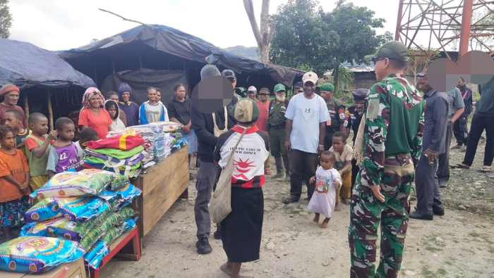 Jaga Stabilitas Wilayah Perbatasan: Satgas Pasgat Oksibil dan Apkam Gelar Dialog Terbuka Bersama Ormas Bintang Sifik