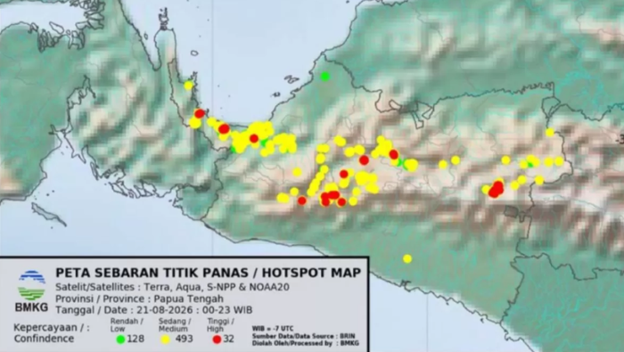 Papua Tengah Rasakan Dampak El Nino, BMKG: Indeks 3.4 Berdasarkan Pemutakhiran Dasarian I Agustus 2026