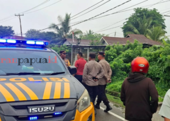Dua Korban Kecelakaan Ditemukan di Jalan Budi Utomo Ujung Timika, Satu Tewas di Selokan