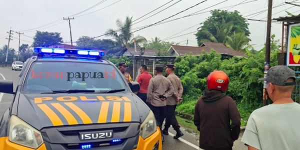 Dua Korban Kecelakaan Ditemukan di Jalan Budi Utomo Ujung Timika, Satu Tewas di Selokan
