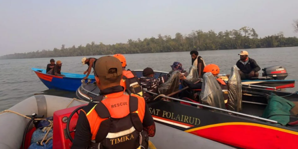 Hari Ketiga Pencarian, Lima Korban Perahu Ketinting di Asmat Belum Ditemukan