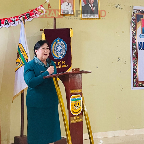 Ketua TP-PKK Mimika Titip Pesan Tegas: Pengurus Baru Harus Bekerja dengan Hati dan Layani Masyarakat