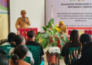 Cegah Campak, Warga Mawokauw Jaya Didorong Lengkapi Imunisasi Anak