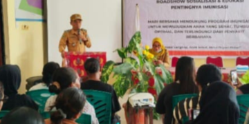 Cegah Campak, Warga Mawokauw Jaya Didorong Lengkapi Imunisasi Anak
