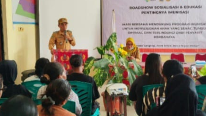 Cegah Campak, Warga Mawokauw Jaya Didorong Lengkapi Imunisasi Anak