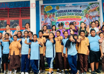 Dinkes Mimika Dorong PHBS dan Aksi Bergizi Jadi Kebiasaan di Sekolah