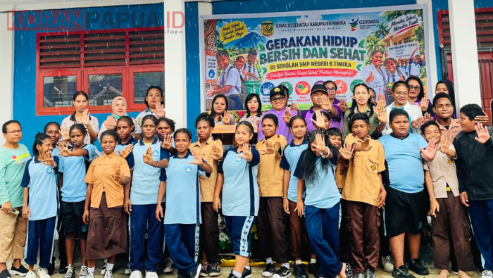 Dinkes Mimika Dorong PHBS dan Aksi Bergizi Jadi Kebiasaan di Sekolah