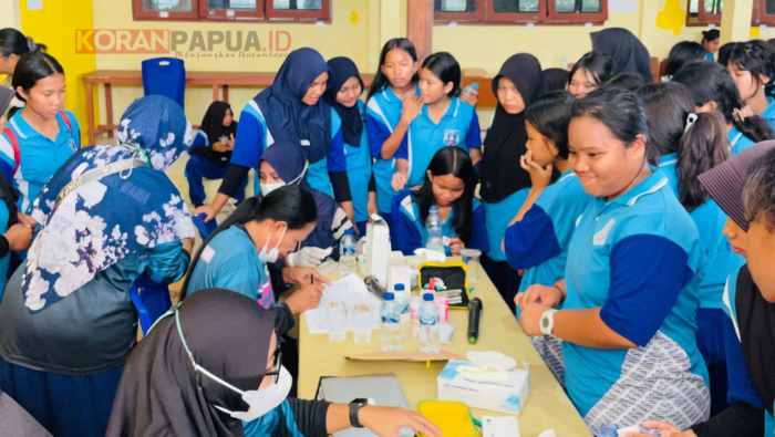 Dinkes Mimika Kampanyekan Hidup Sehat Tanpa Rokok dan Vape di SMPN 8