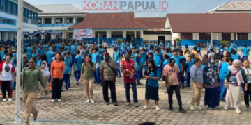 Dinkes Mimika Gelar Aksi Bergizi di SMPN 8, Cegah Anemia Sejak Remaja