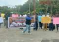 Tagih “Kuota Emas” CPNS 2024, Aliansi Pemuda Amungme Demo di Kantor Bupati Mimika