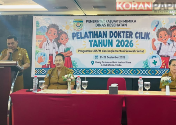 Sekolah Bukan Sekadar Tempat Belajar, Dinkes Mimika Dorong Kebiasaan Hidup Sehat Sejak Dini