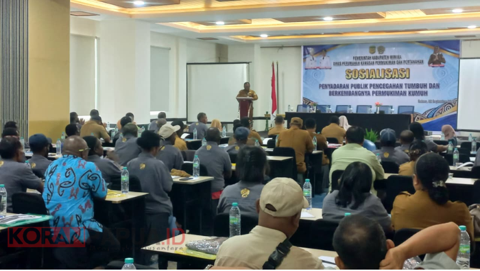 Cegah Permukiman Kumuh, Pemkab Mimika Dorong Penataan Sejak Dini